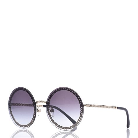 chanel round sunglasses uk|chanel round sunglasses with chain.